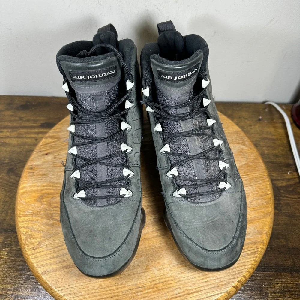 Air Jordan 9 Retro Anthracite Mens Basketball Shoes 302370-013 Size 10.5